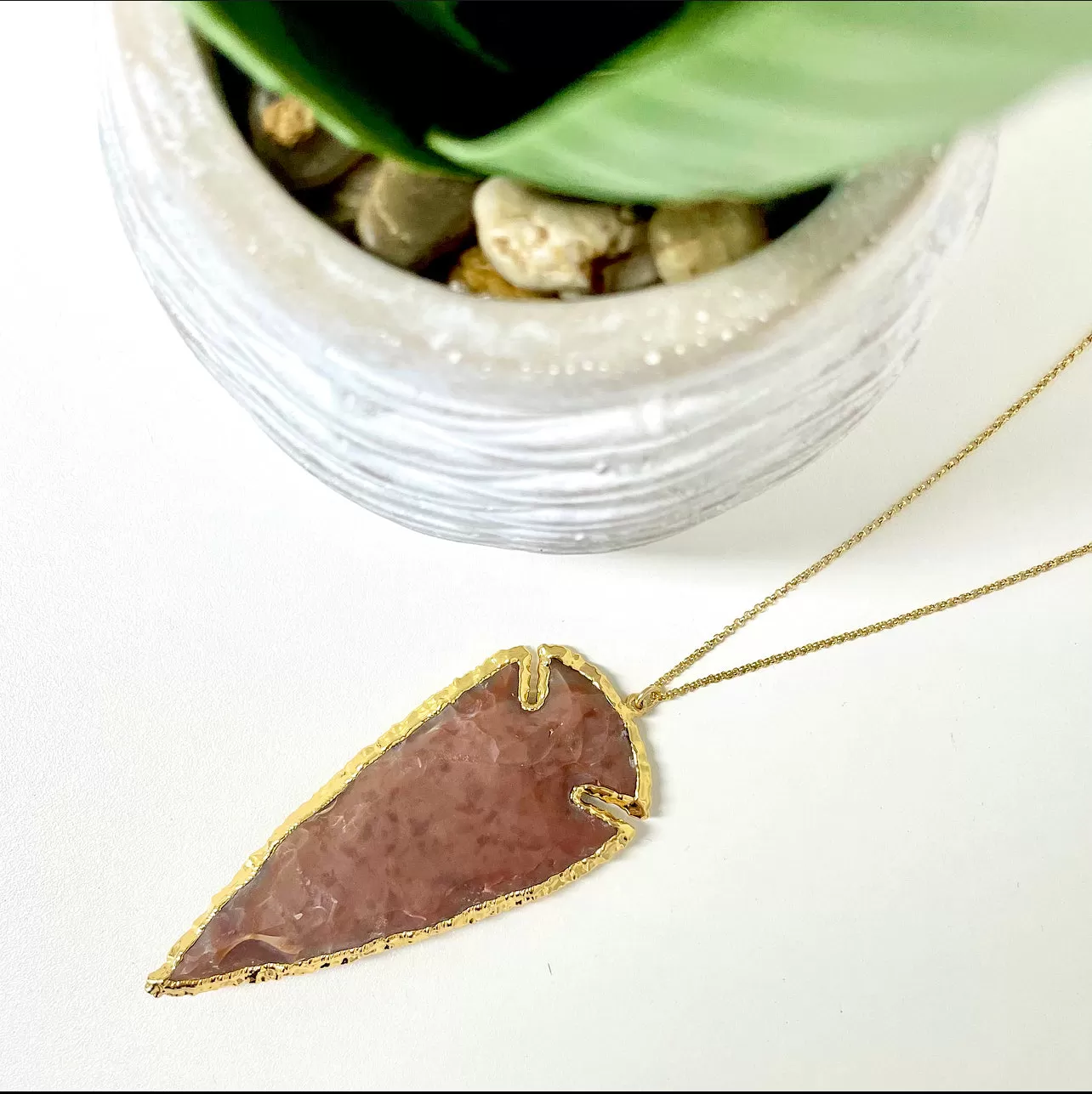 1324 - One of a Kind Arrowhead Necklace