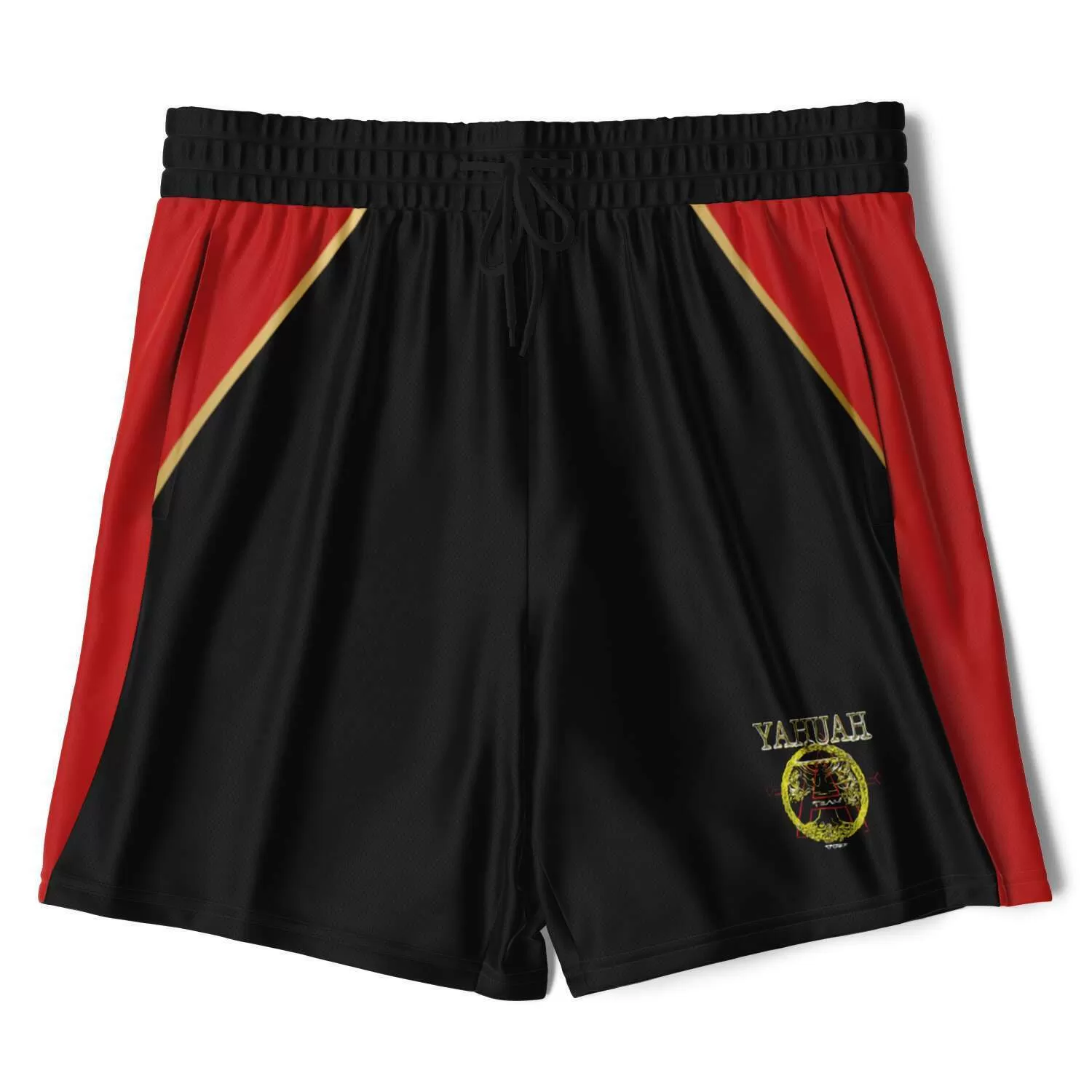 A-Team 01 Red Men's Designer 2-in-1 Shorts