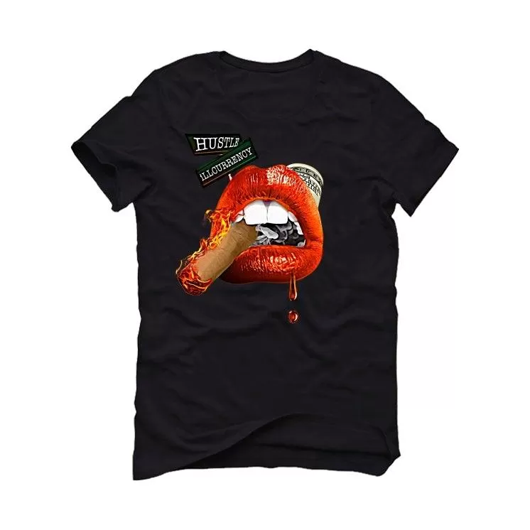 AIR JORDAN 13 RETRO (STARFISH) 2021 Black T-Shirt (HABANERO LIPS)