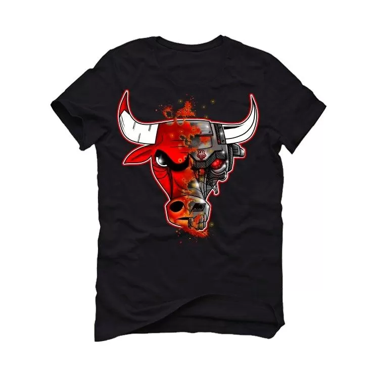 Air Jordan 5 Raging Bull Black T-Shirt (Bulls)