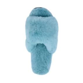 ANOA Sky blue sheep slippers