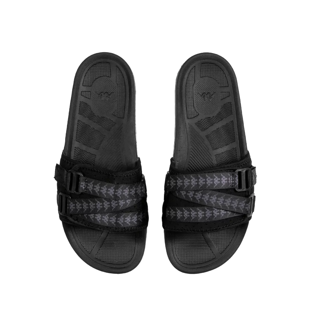 Authentic Luria 1 Slides - Black Grey Dk