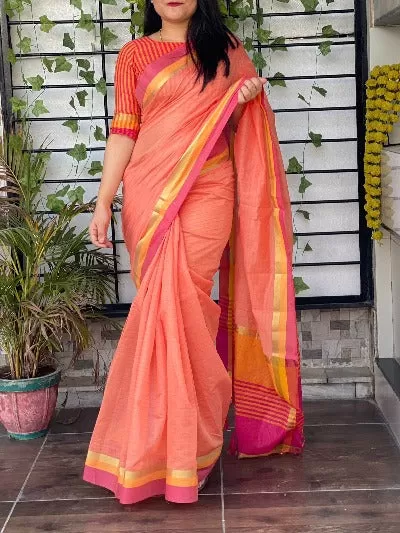 Beautiful Cotton Summer Wear Saree