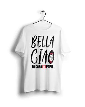 Bella Ciao La Casa De Papel - Digital Graphics Basic T-shirt White