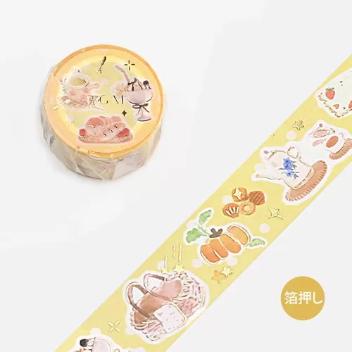 BGM Foil Stamping Sunny Bakery Masking Tape