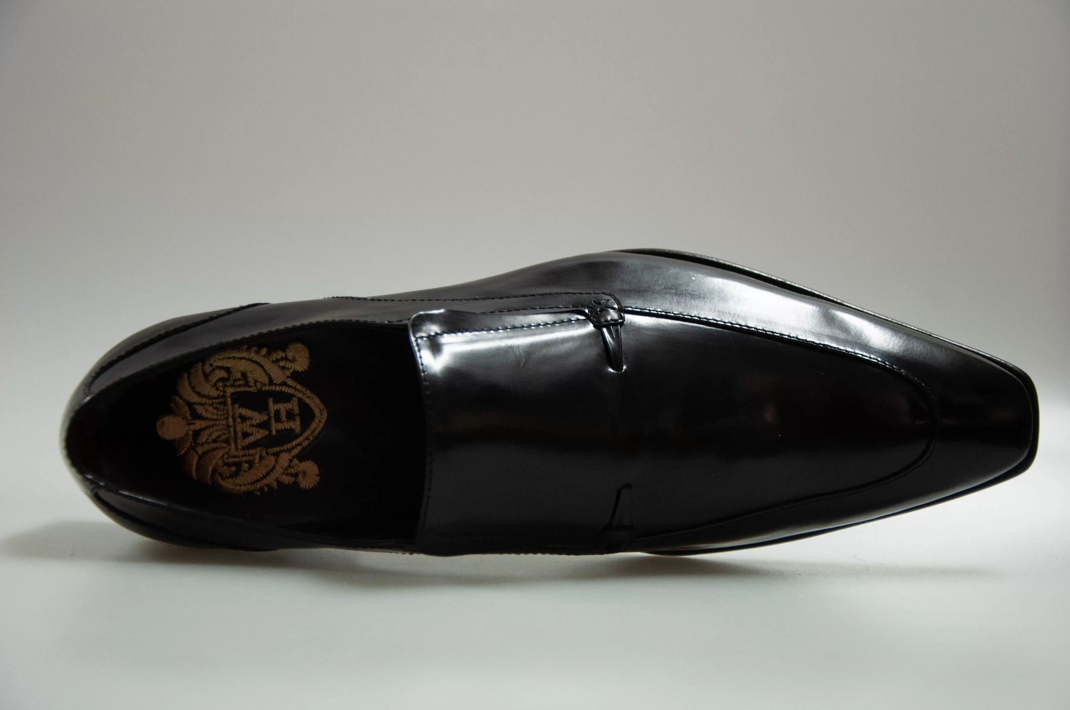 Black Patent Slip On Hamilton Shoe