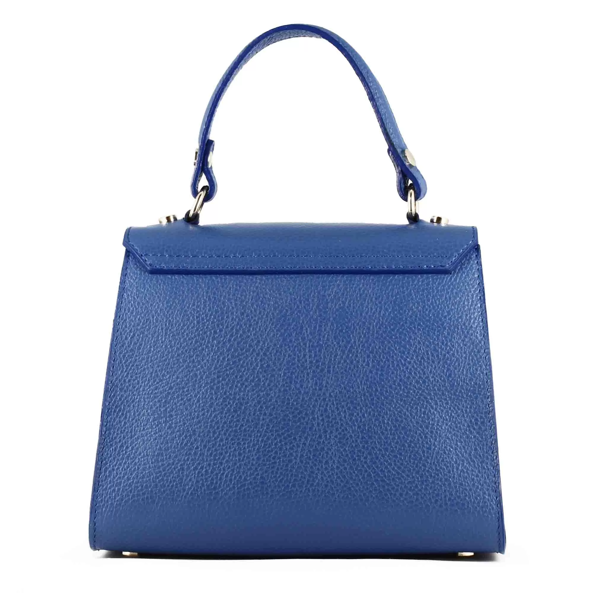 Borsa a mano Lady K da donna in pelle colore blu