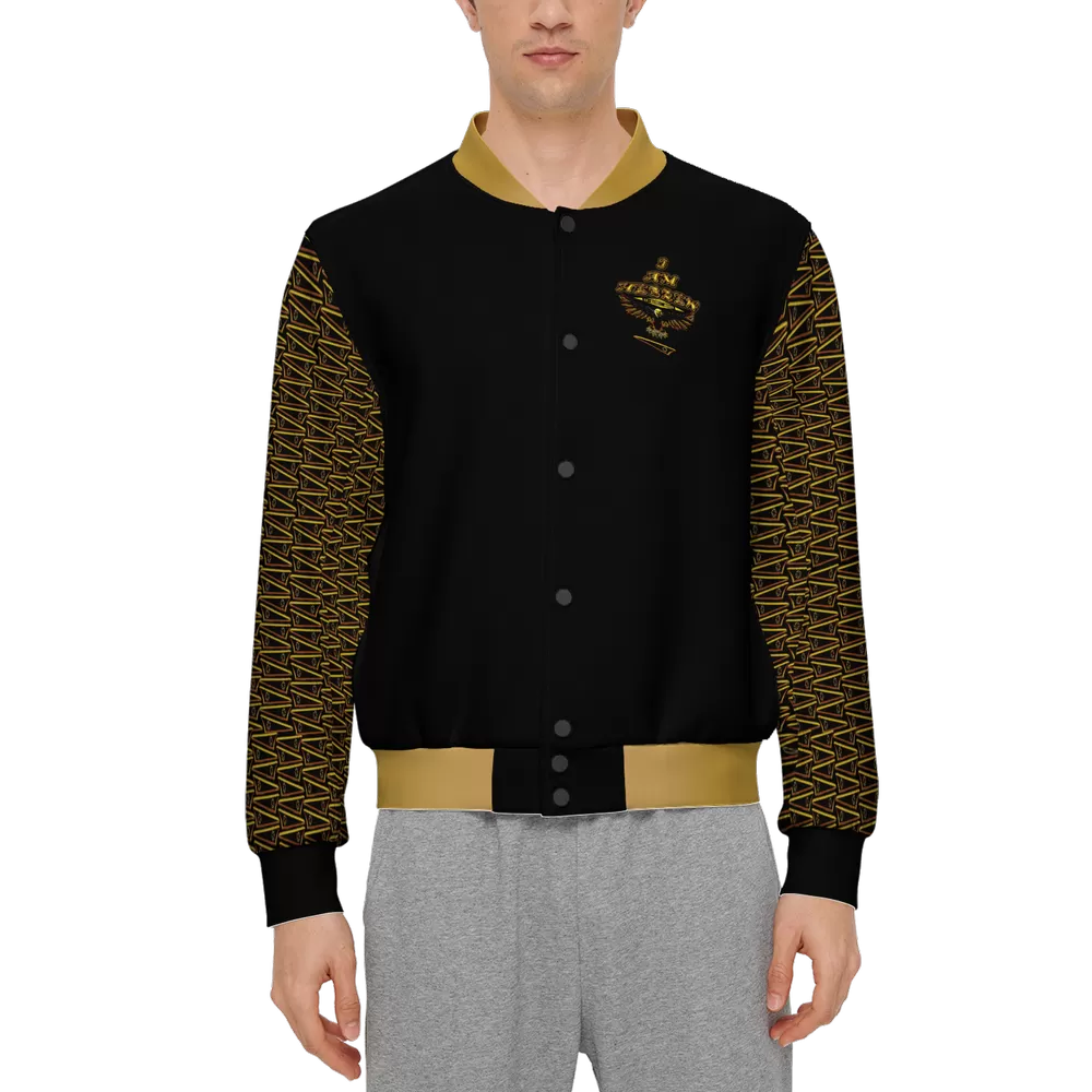 BREWZ Elected Men's Designer Double Layered Techno Scuba Knit Varsity Jacket