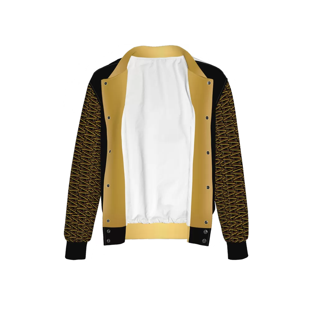 BREWZ Elected Men's Designer Double Layered Techno Scuba Knit Varsity Jacket