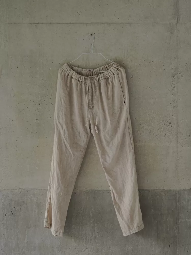 BUKIT  [ hill  ] - men trouser  100%  linen