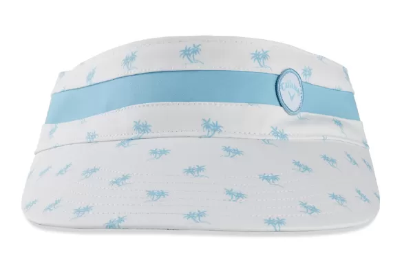 Callaway Ladies 2022 Golf Visor Palm Print