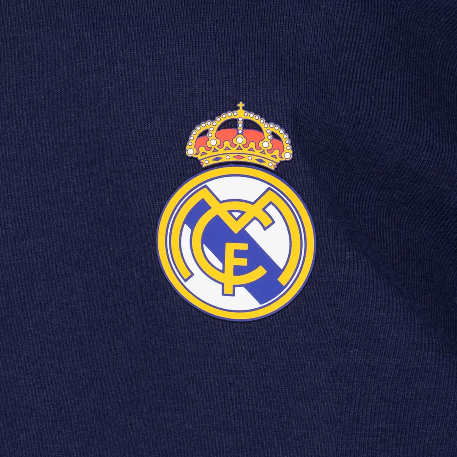 Camiseta Azul Hombre ECO Essentials Real Madrid Escudo Color