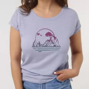 Camiseta COSTA BRAVA  lavanda  mujer