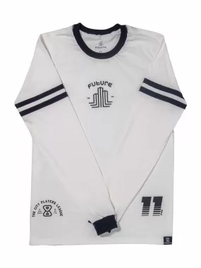 Camiseta Future Manga Longa City Players Off White