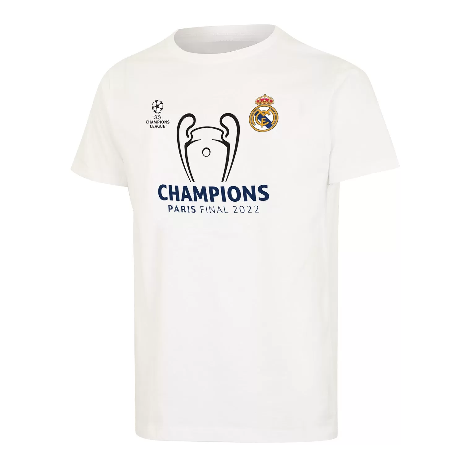 Camiseta Hombre Campeones UCL 2022 Blanca