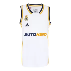 Camiseta Niños Baloncesto Primera Equipación Blanca 23/24