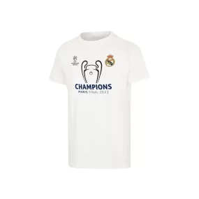 Camiseta Niños Campeones UCL 2022 Blanca