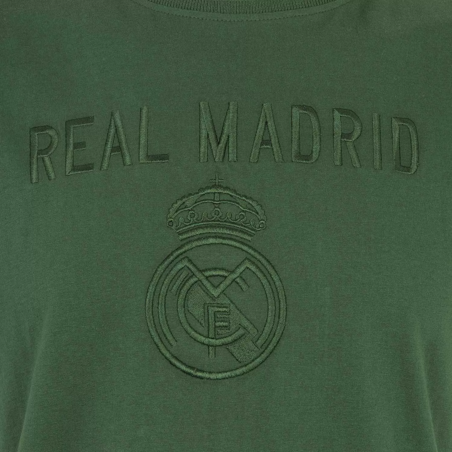 Camiseta Tonal Hombre Verde Real Madrid