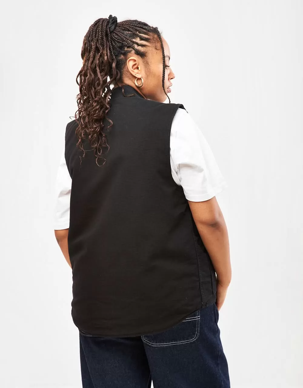 Carhartt WIP Classic Vest - Black (Rinsed)