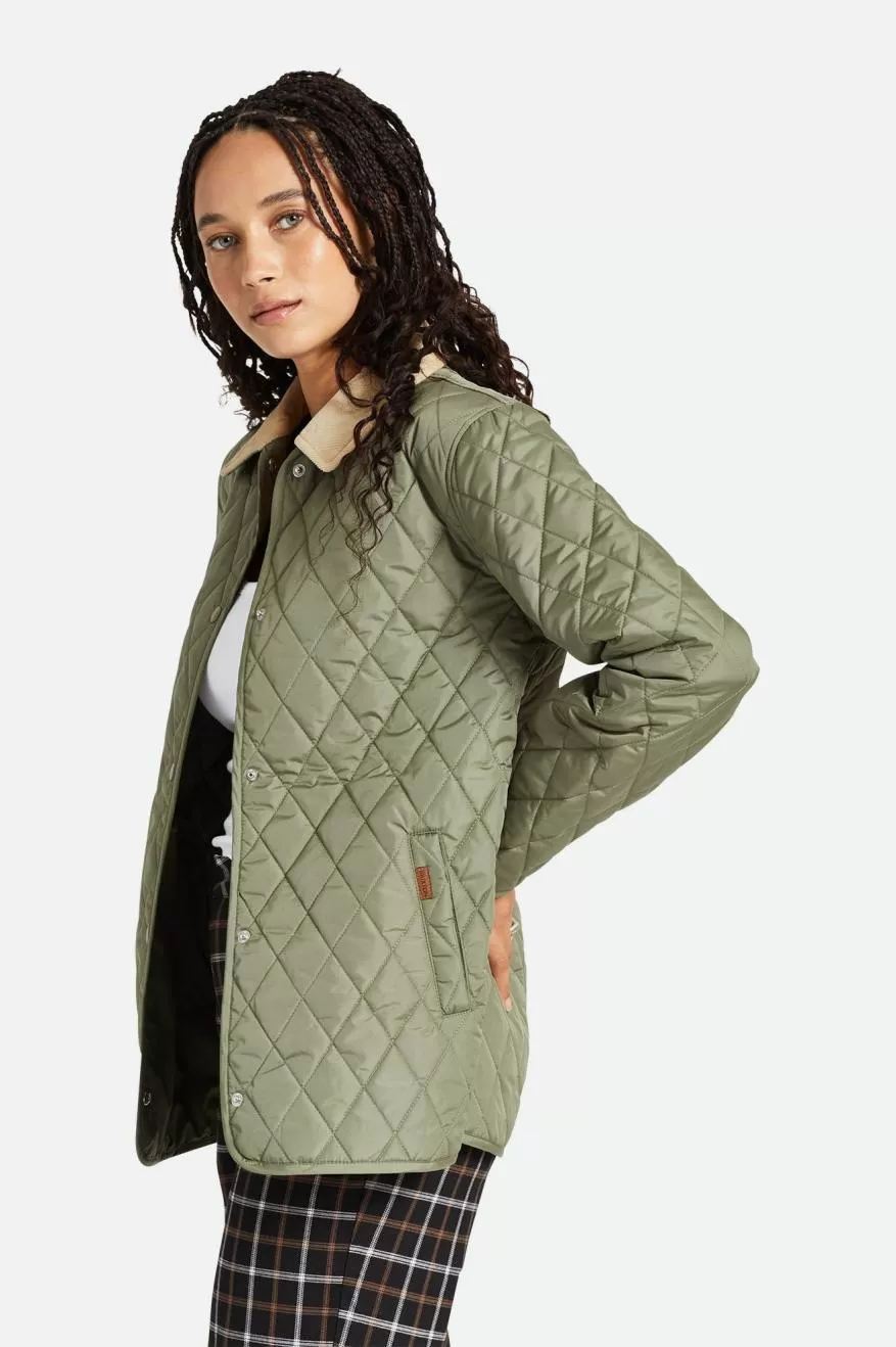 Cass Womens Jacket - Olive Surplus