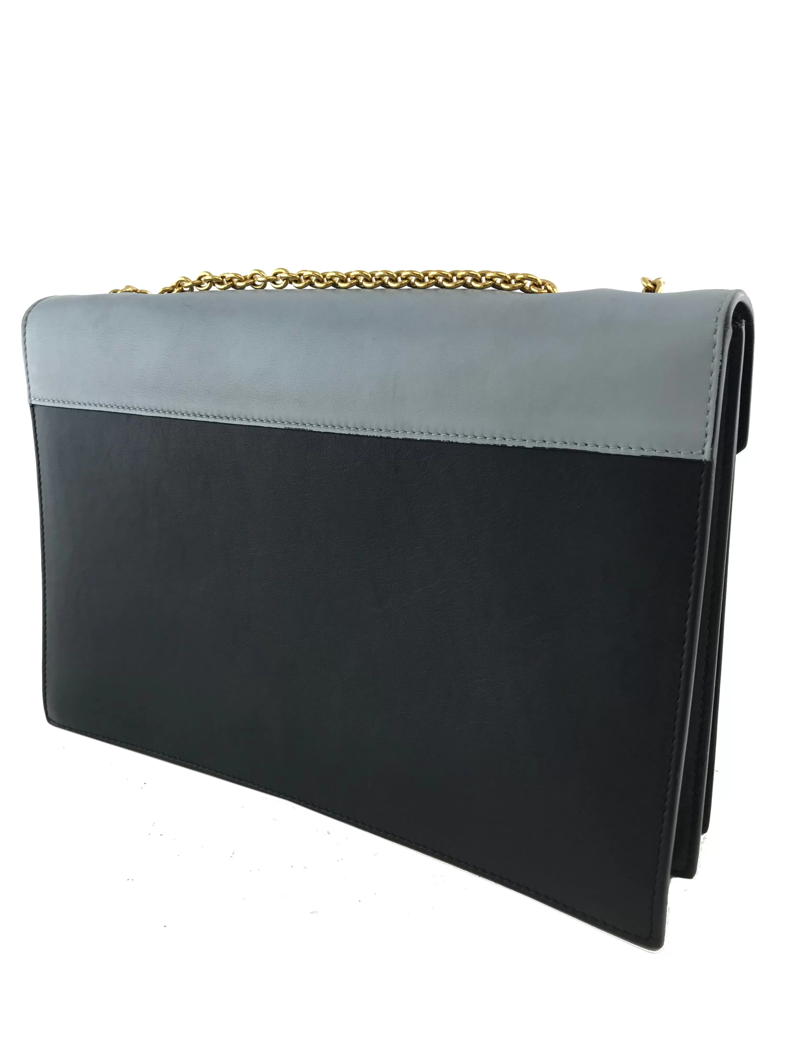 Celine Tricolor Leather Envelope Pocket Bag