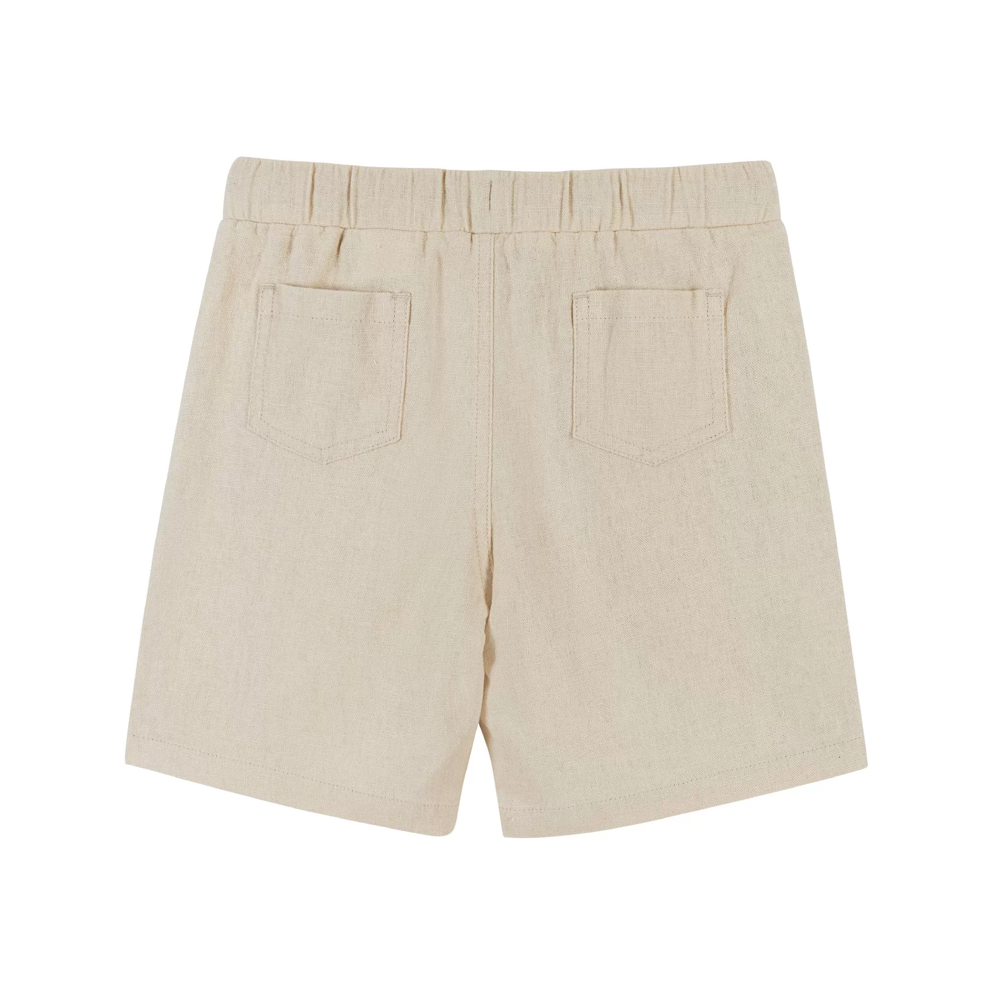 Chambray Drawstring Short | Stone