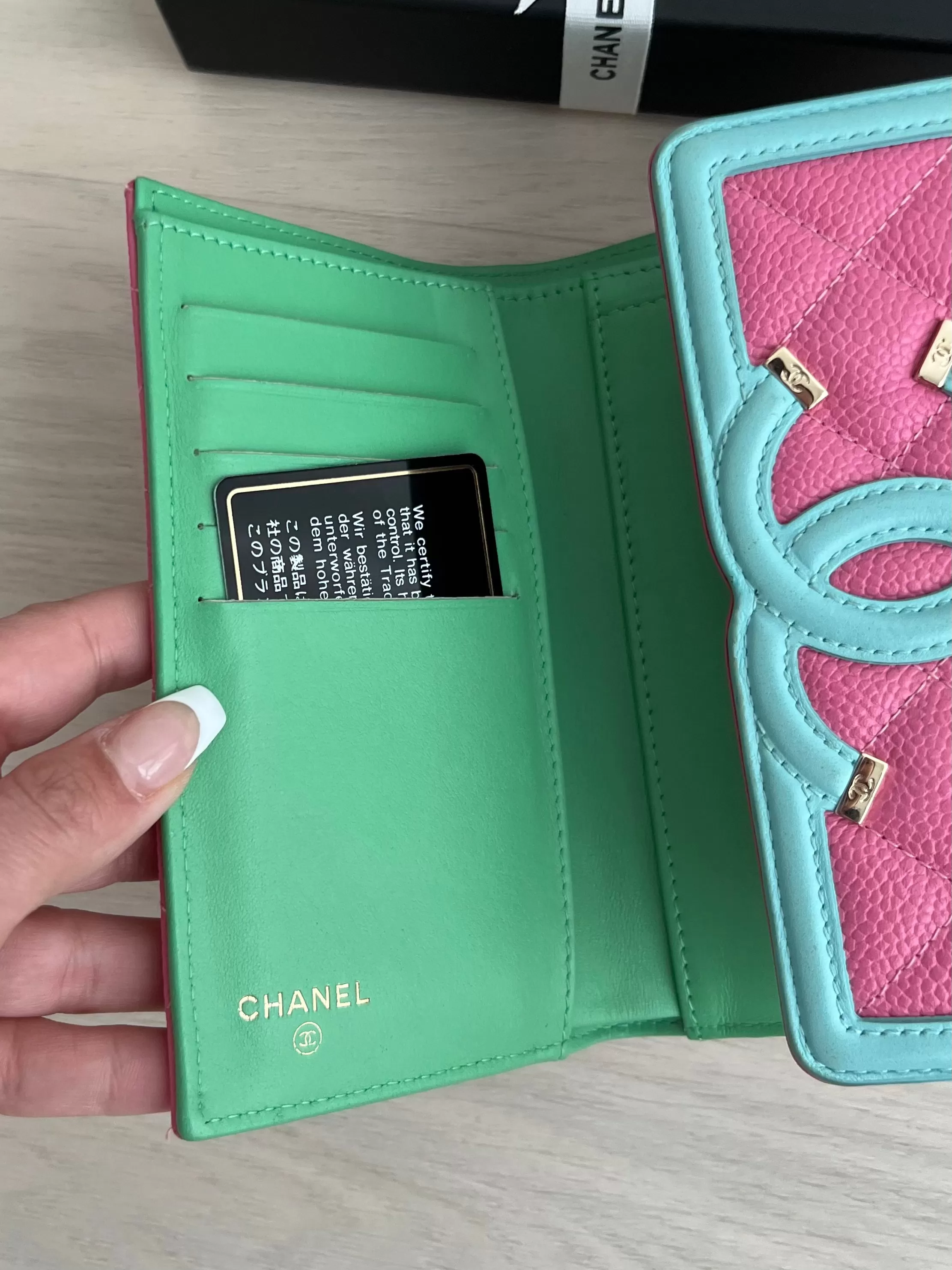 Chanel Filigree Flap Wallet