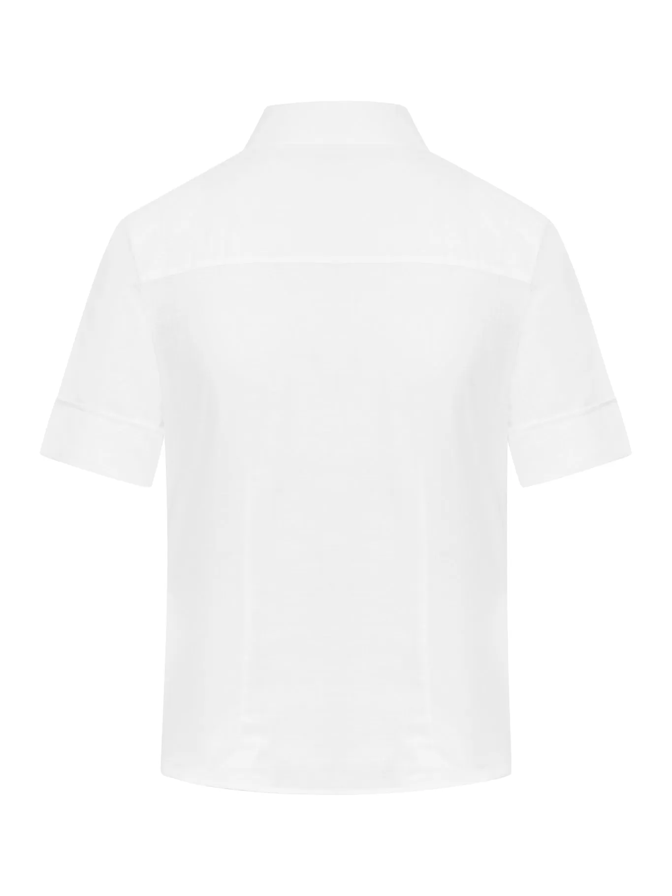 CHELSEA SHIRT IN WHITE COTTON FLAT