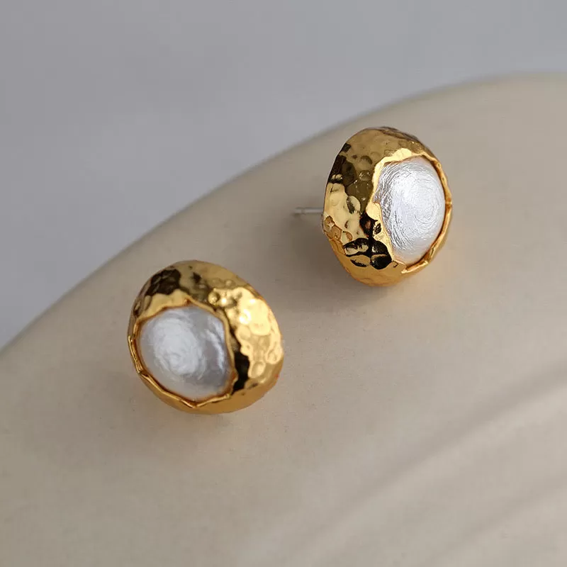 Chic Cotton Pearl Earring