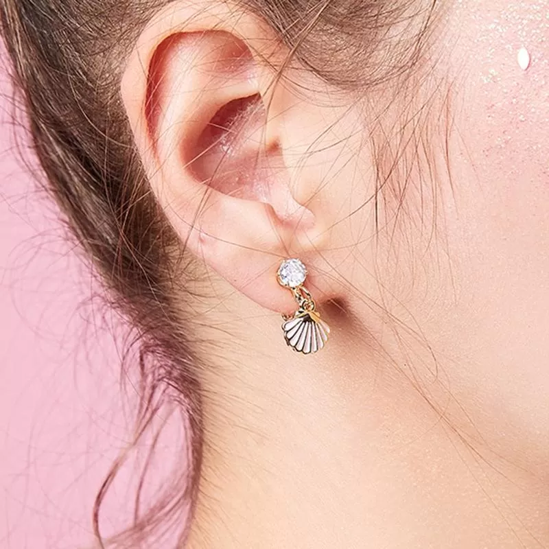 Chic Starfish&Shell Clip Earrings