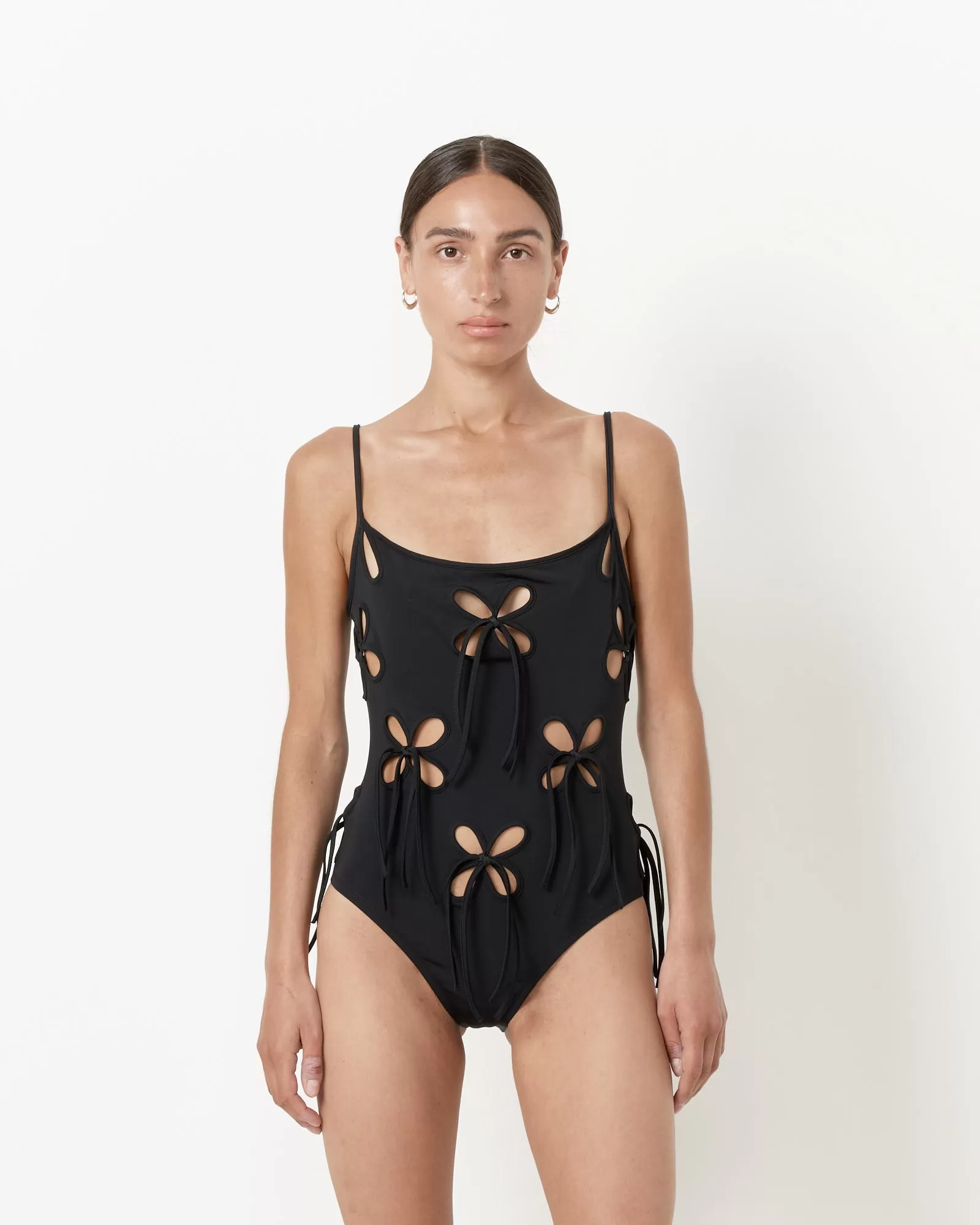 Chilla Petal One Piece in Black