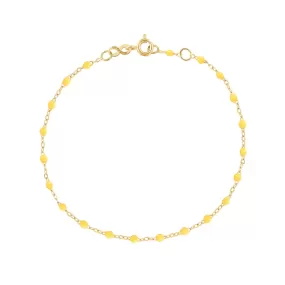 Classic Gigi Lemon bracelet, Yellow Gold, 6.7"