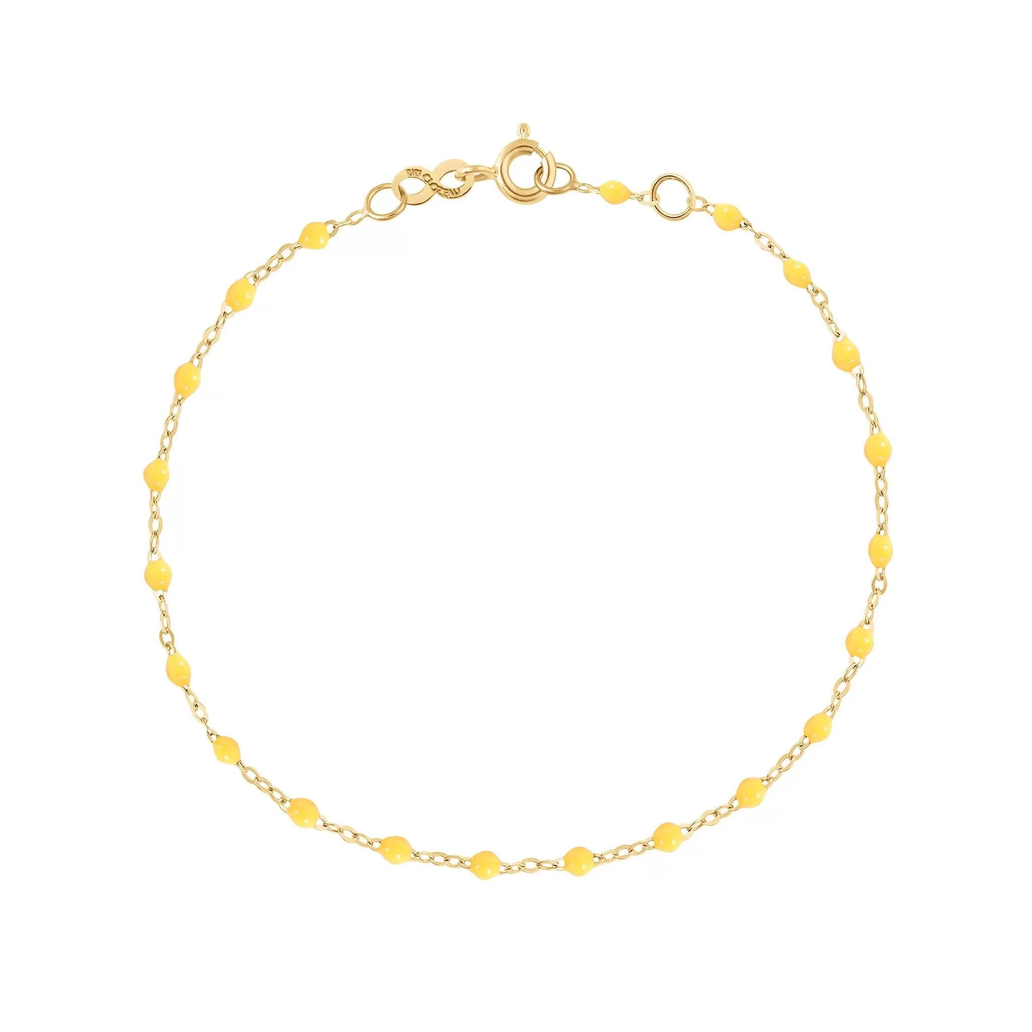 Classic Gigi Lemon bracelet, Yellow Gold, 6.7"