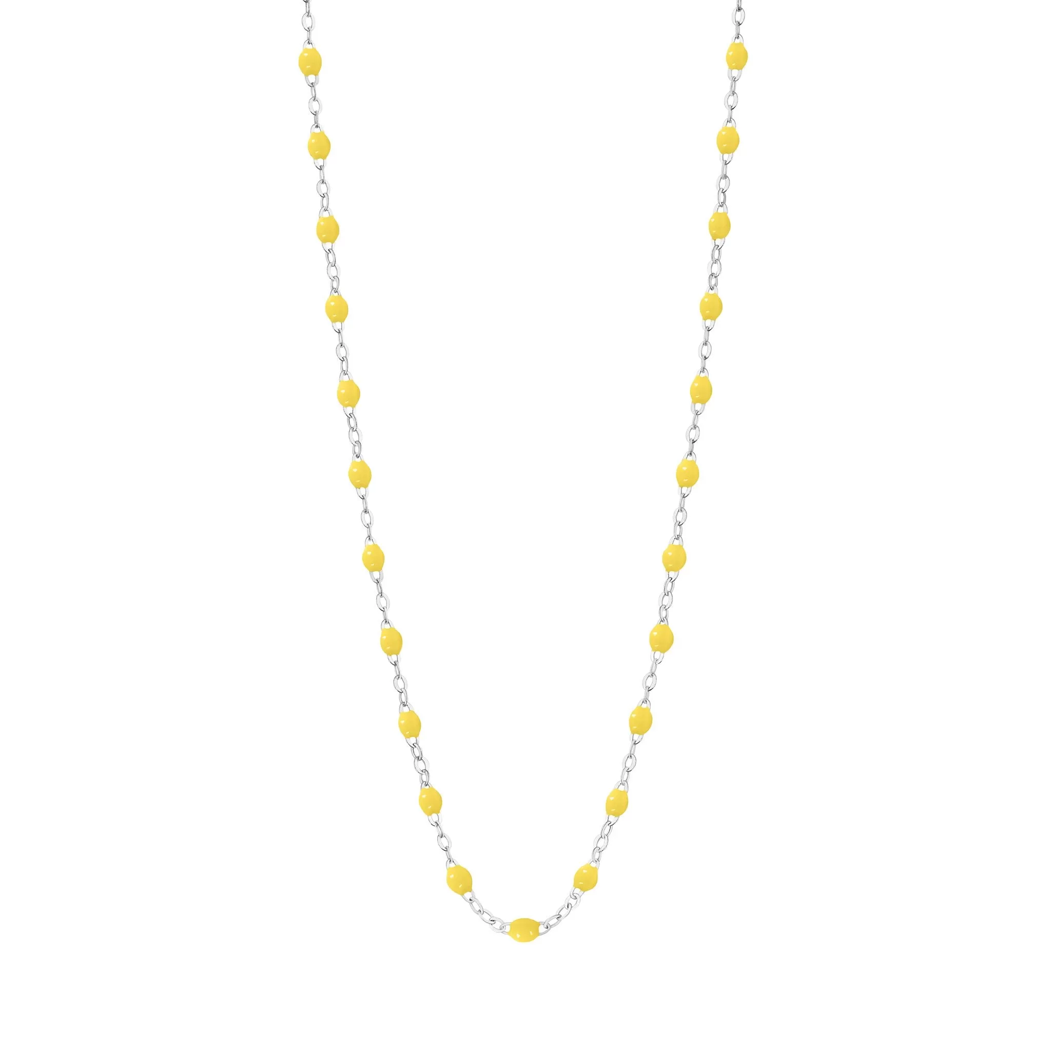 Classic Gigi Lemon necklace, White Gold, 16.5"