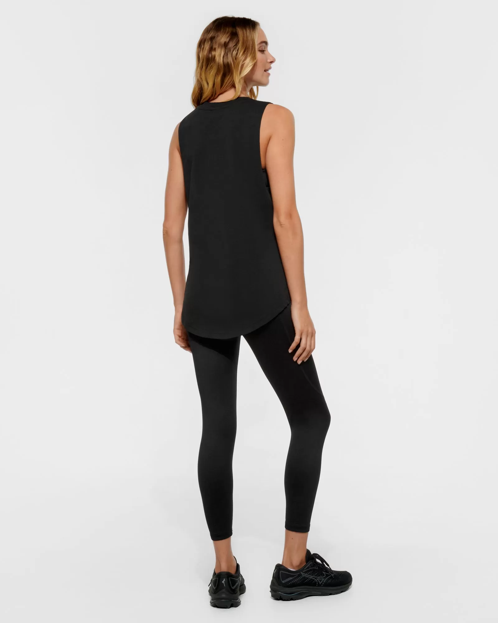 Classic Keyline Pima Tank Black