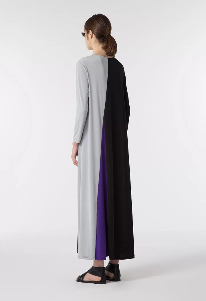 Colorblock Abaya