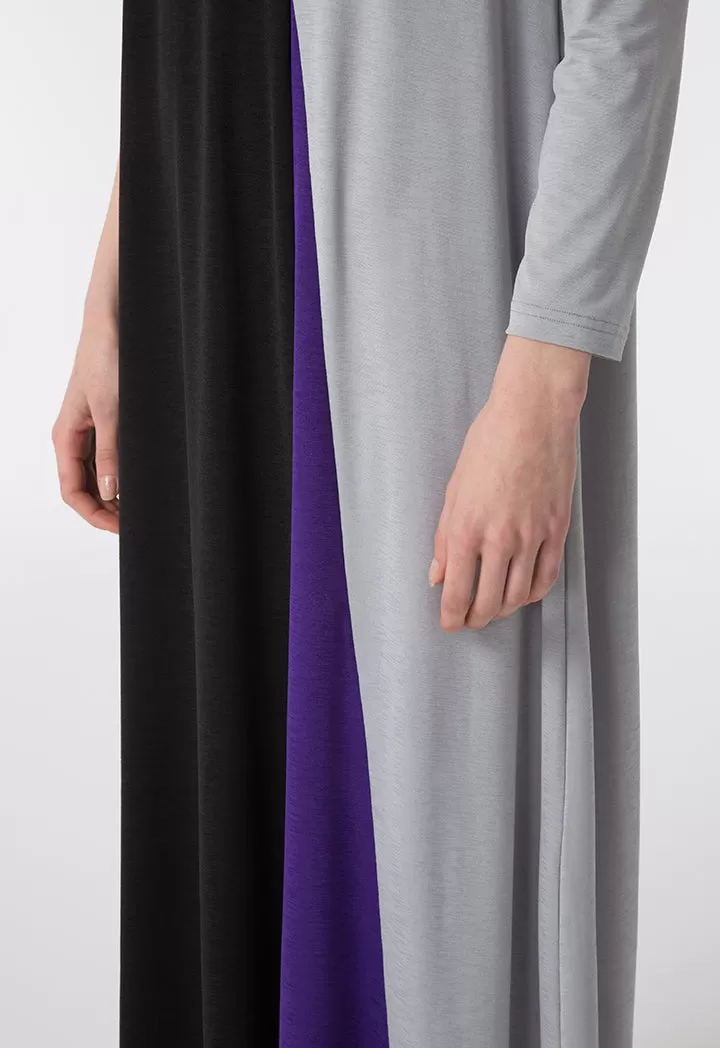 Colorblock Abaya