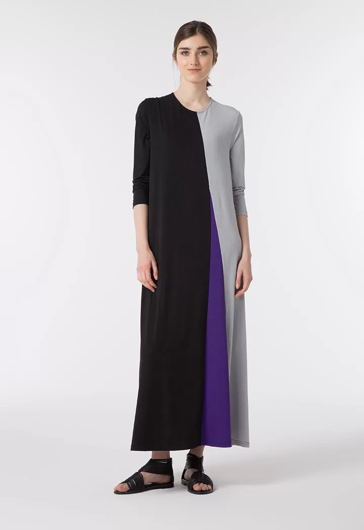 Colorblock Abaya