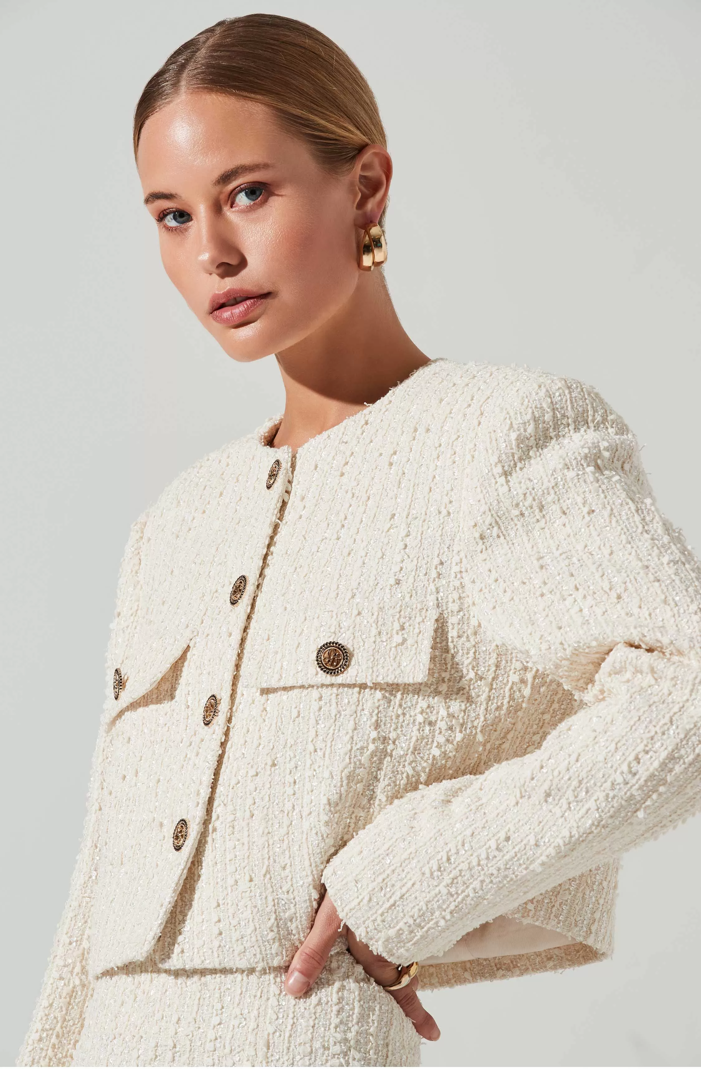 Covina Tweed Cropped Jacket