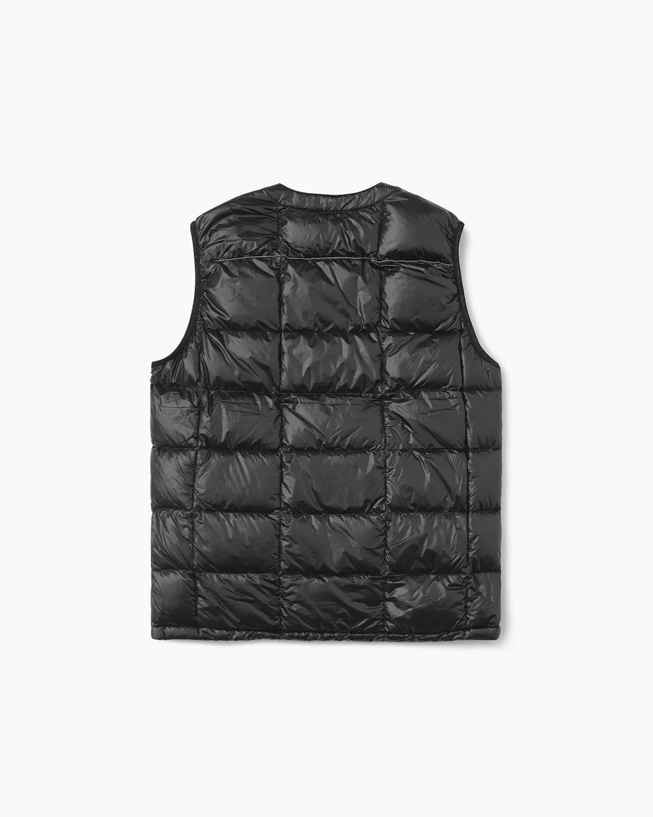 Diamond Stitch Down Vest Black