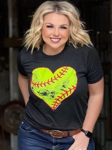 Dirty Heart Softball tee