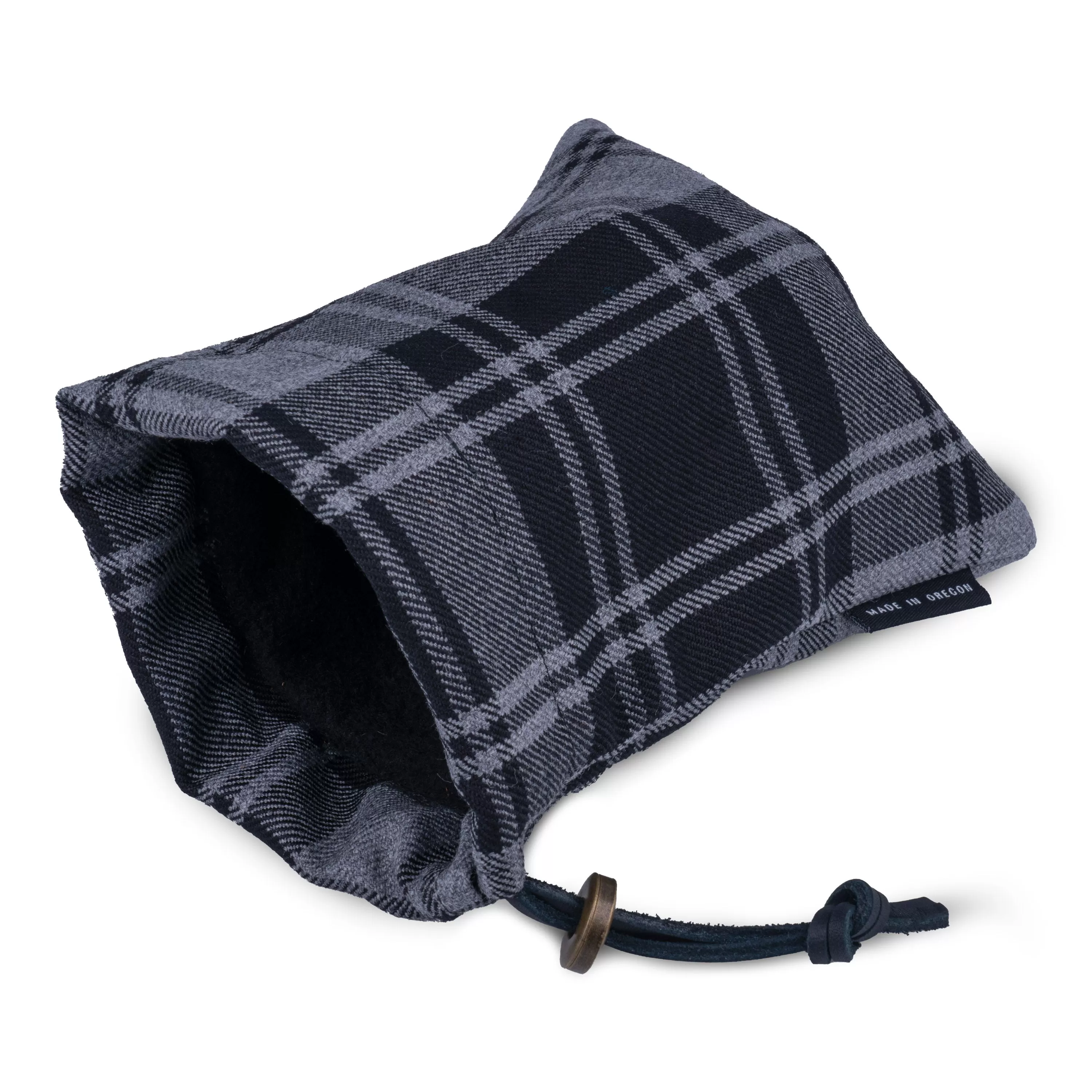 Douglas Grey Modern Drawstring Pouch