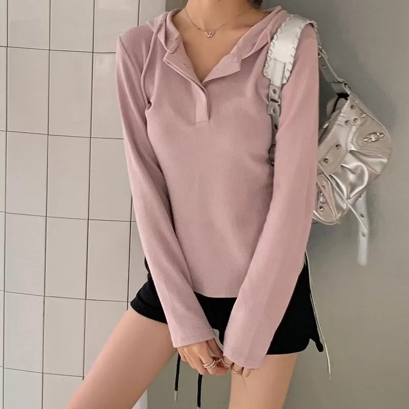 Drawstring Hoodie Sweater