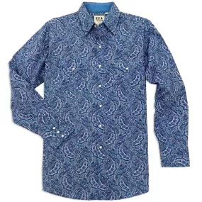 Ely Cattleman Men's Paisley Print Snap Shirt