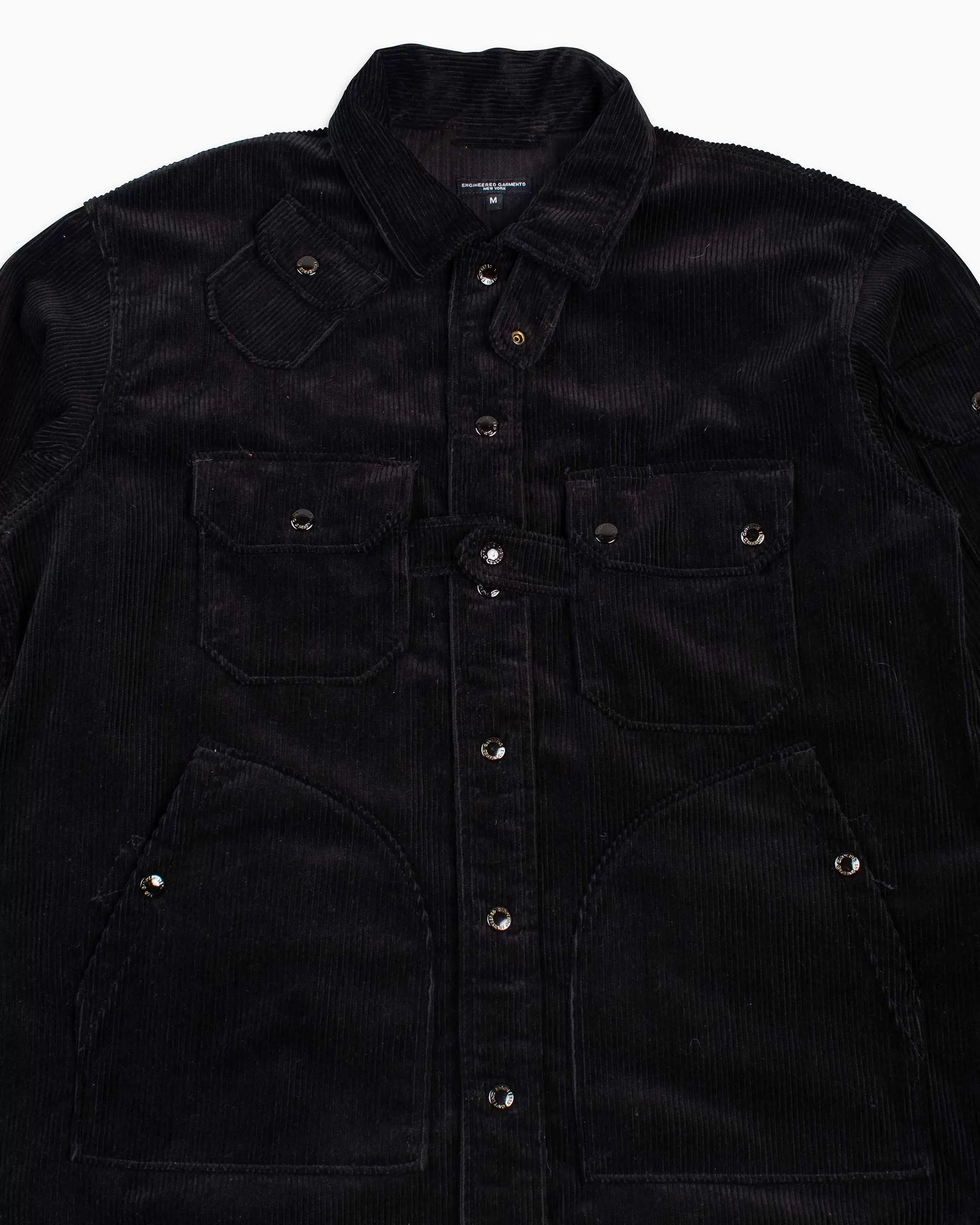 Engineered Garments Explorer Shirt Jacket Black 8W Corduroy