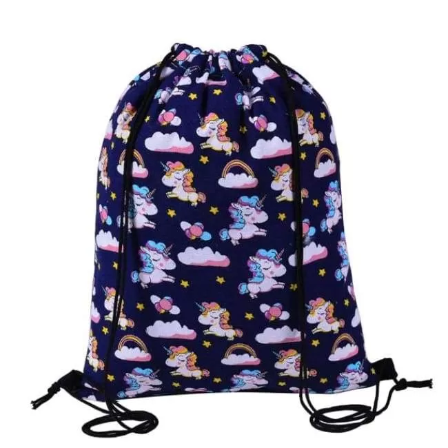 Flash Wear Unicorn Drawstring Bag