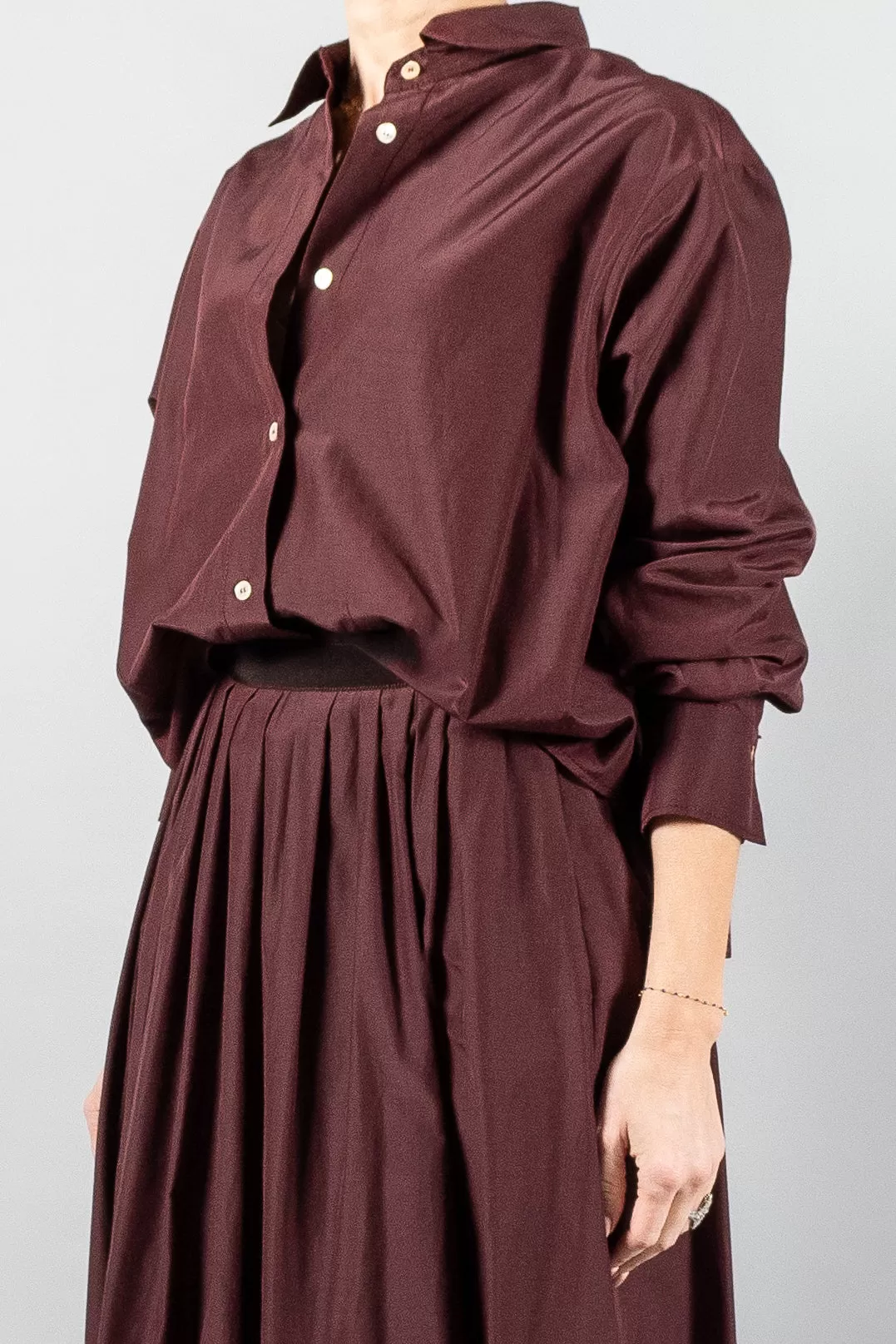 Forte Forte Chic Taffeta Boxy Shirt