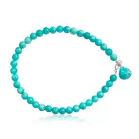 Freedom and Courage - Amazonite Anklet