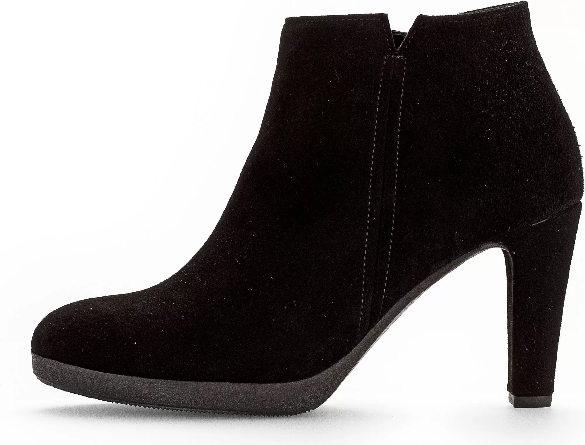 GABOR Black Suede Platform  Shoe Boot