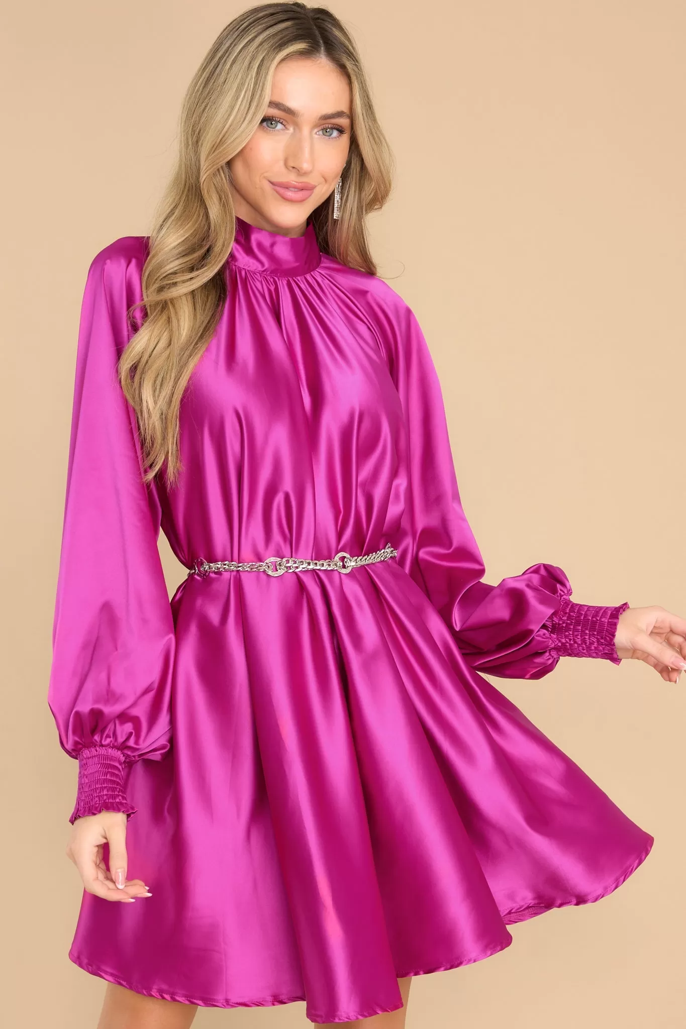 Gift To Us Fuchsia Dress